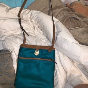Blue&brown michael kors crossbody